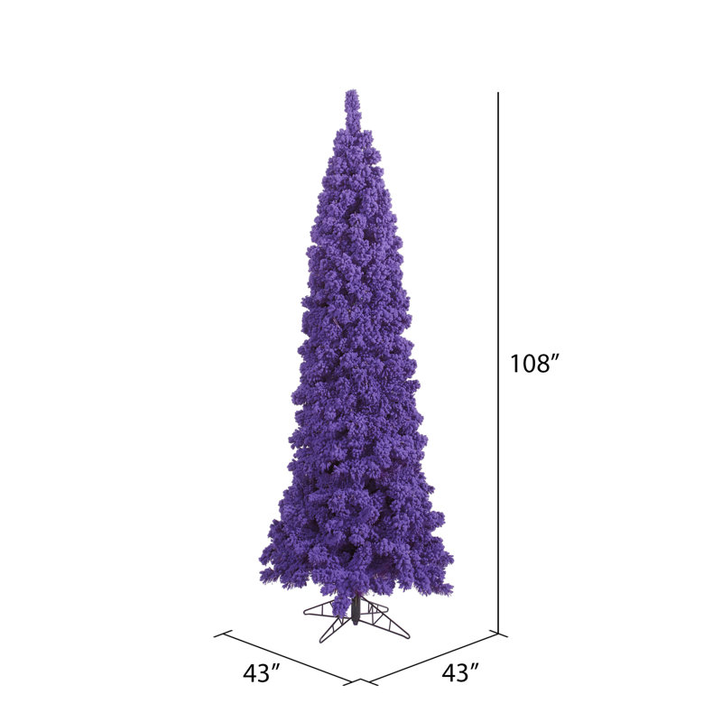 Artificial Fir Christmas Tree, Unlit, 9' H x 43" W