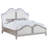 Keymari Wood Eastern King LED Panel Bed Silver Oak-2078220701