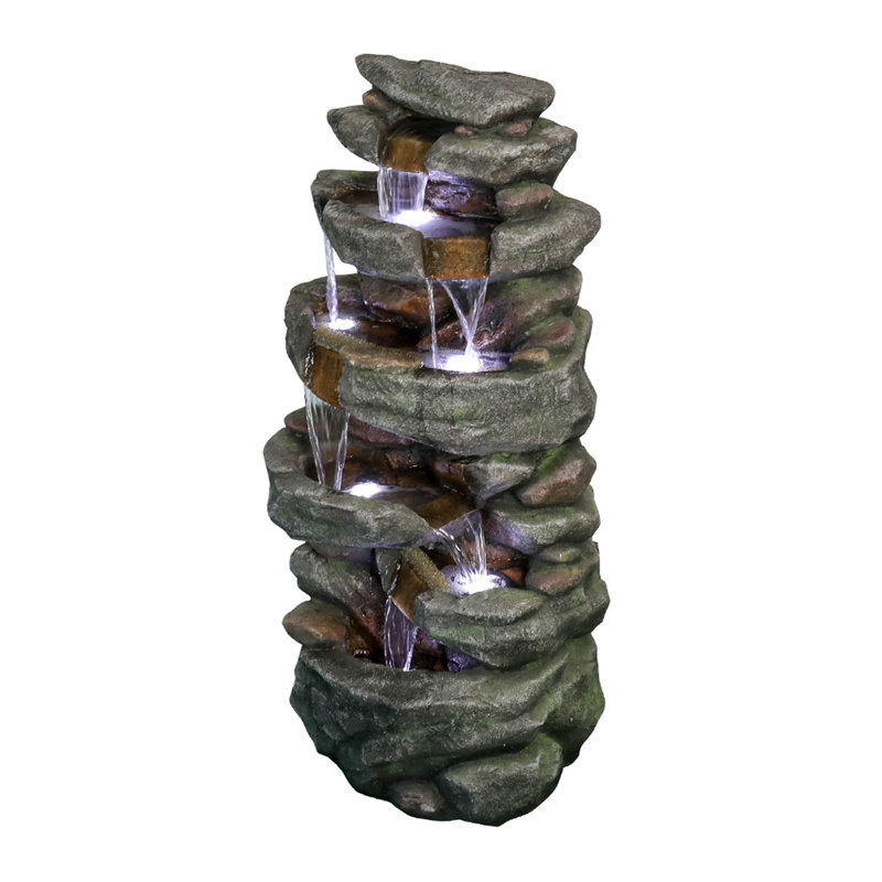 Catarzi Weather Resistant Floor Fountain with Light