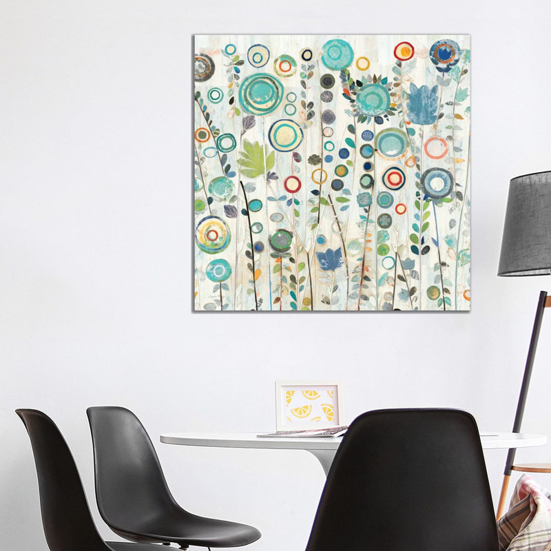 « ocean jardin i square », impression, H 37 po x l 37 po x p 1,5 po, Toile
