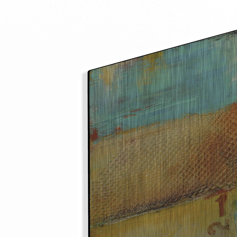 Red Barrel Studio® «Old Island Harbor II» par Erin Ashley, art mural en métal, H 36 po x l 12 po