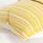 Berthe Striped Cotton Reversible Throw Pillow-2043653313