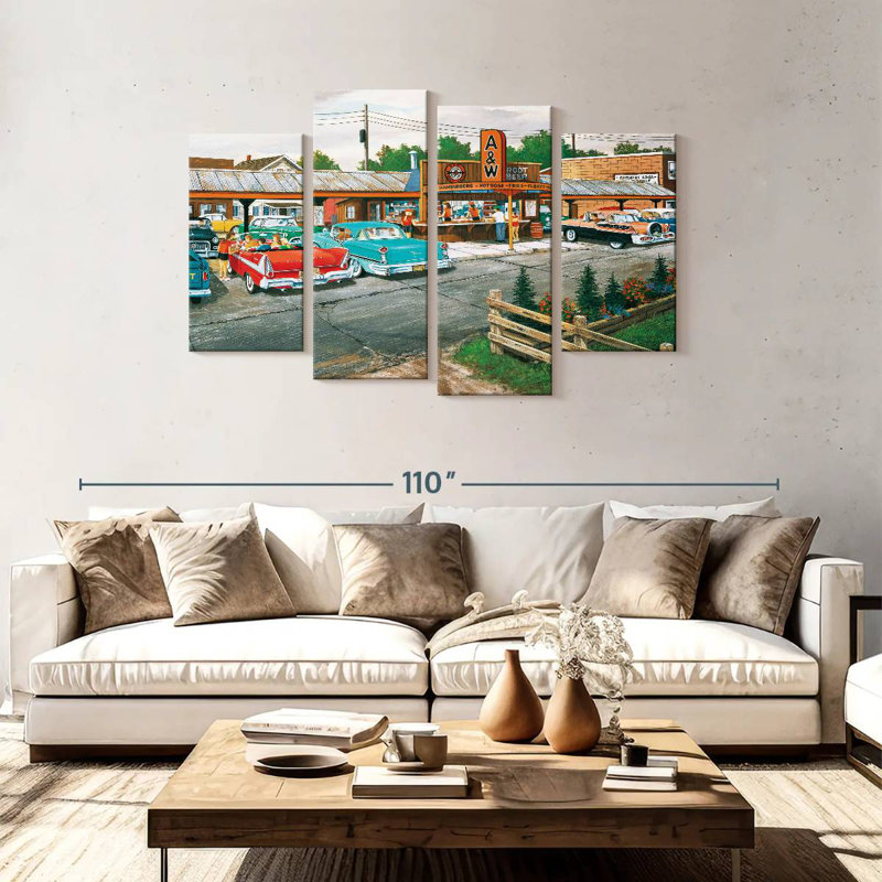 Mehar Out To Lunch, 48" H x 75" W