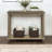 Cason Farmhouse Solid Wood 2 Tier 35.4" Console Table-1590990874
