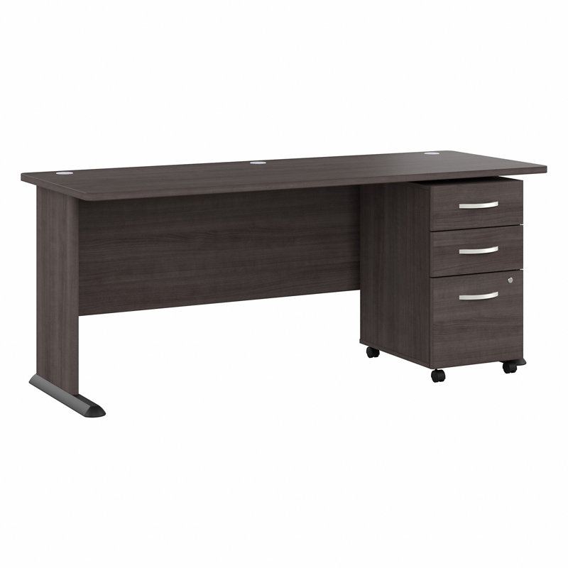 Ensemble de bureau d'ordinateur Studio A, Gris orage