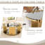 Table basse circulaire en acier inoxydable