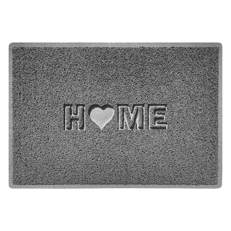 Non-Slip Indoor / Outdoor Doormat, Grey, 60cm W x 90cm L