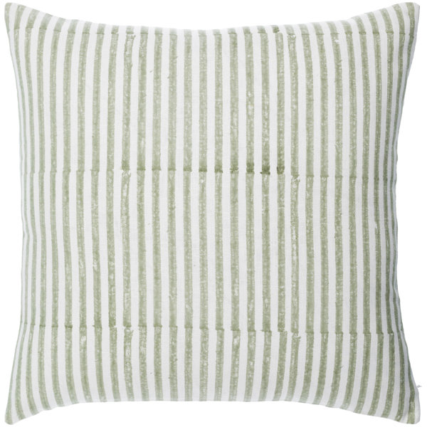 Elanie Striped Linen Throw Pillow