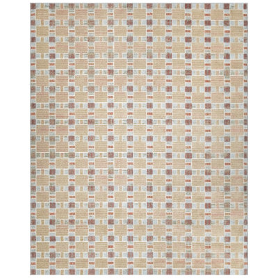 Tapis d'intérieur moderne rouille Capodilupo