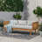 Acacia Wood Daybed with Classic Slat Paneling-142179234