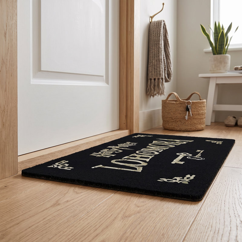 Hogwarts Alohomora Spellwork Multicolor PVC Doormat
