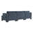 Jolie 116" 3-Piece Upholstered Modular Sectional Sofa-121250365