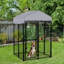 Grand chenil pour chiens recouvert pour l'extérieur-92561313-112214391