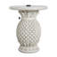 Outdoor Pineapple-Shaped Magnesium Oxide Side Table, Umbrella Base, Patio Table