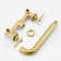 High Flow Rate Extra Long Spout Double Handle Wall Mounted