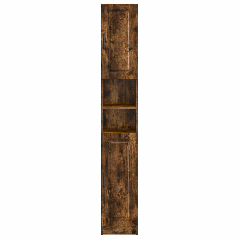 Linen Cabinet, Smoked Oak