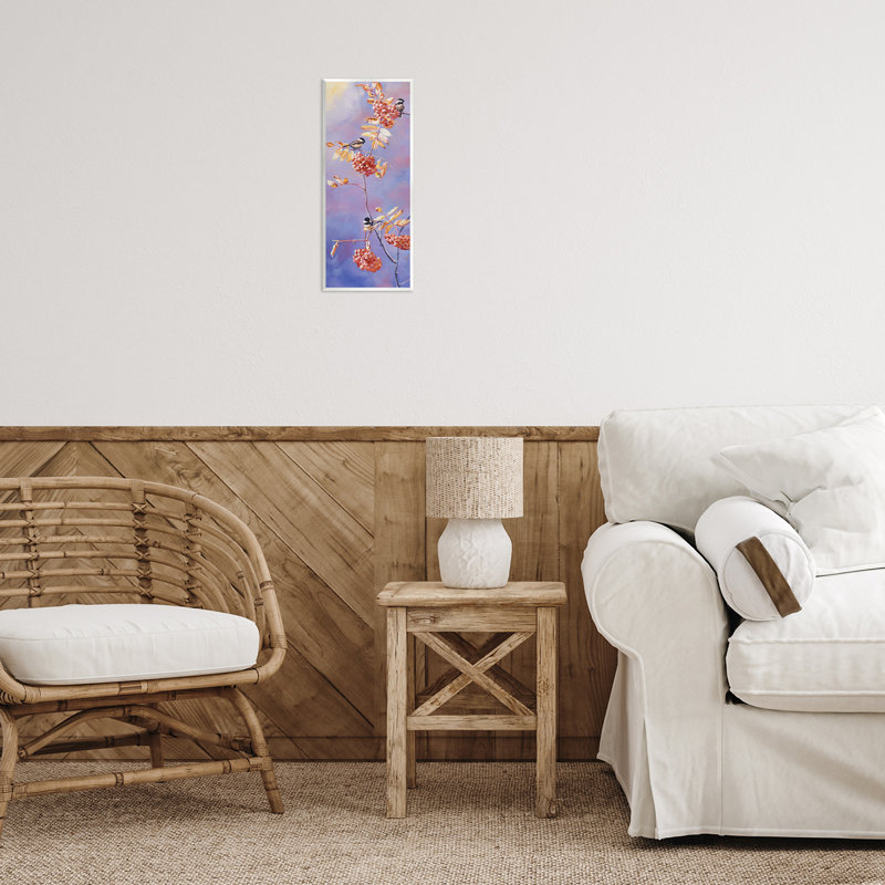Art mural "Chickadees & Mountain Ash" par Andrew Kiss