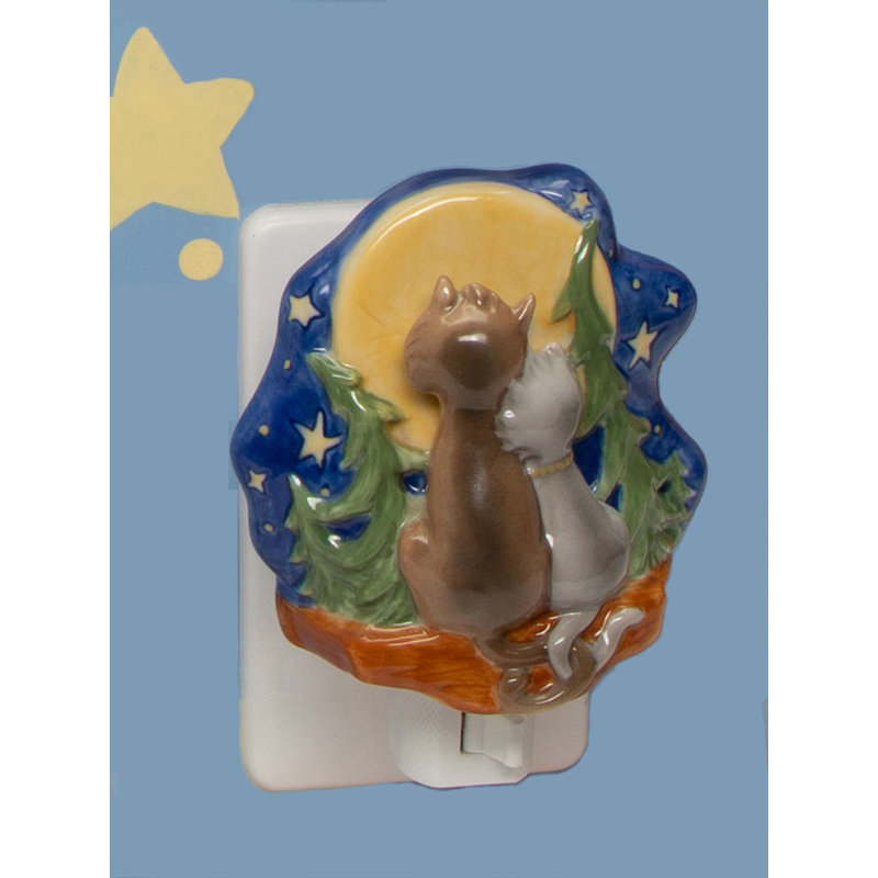 Loving Cats Plug-in Night Light