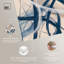 «Blue Orbits Canvas Indigo», art abstrait par Art Remedy-107412642-107412646