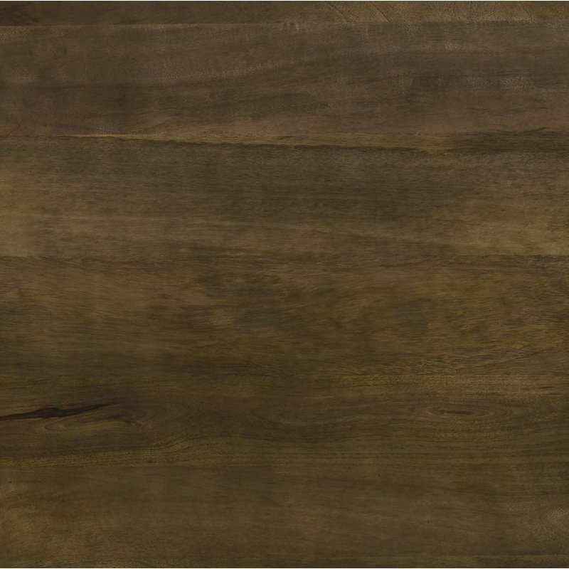 Yaritza Round Mango Wood Coffee Table Natural and Gunmetal