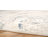 Fradley Performance Modern Abstract Swirl Gray/Ivory/ Blue Rug-1411713538