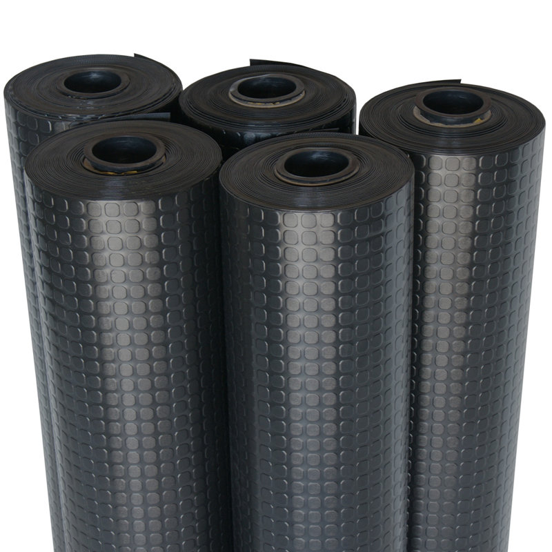 Tapis de plancher en caoutchouc 4 pi. x 15 pi. "prehension", 4 ft x 11 ft