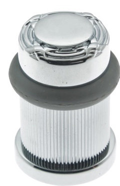 Solid Brass Floor Mount Stop, Polished Chrome