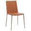 Chaise d'appoint rembourrée en cuir Brett-301507474-301507473