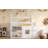 Full Size Wooden House Bed With Built-In LED Shelf Light, White-1419332302