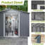 Remise pour outils 8 x 6 pi avec portes verrouillables