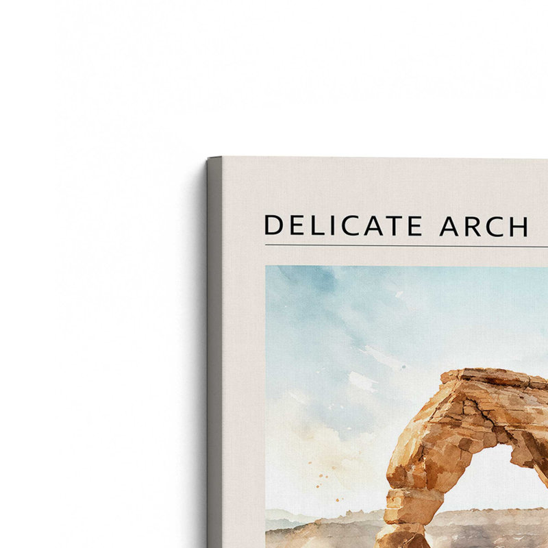 Delicate Arch, Utah, reproduction d'art sur toile, 32 po x 48 po, Toile tendue