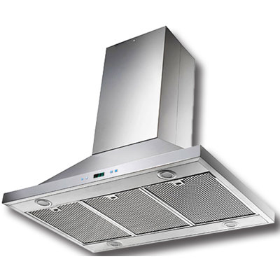 ProLine Range Hoods 48" Stainless Steel 1100 CFM Convertible Island Range Hood with Baffle Filter