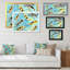«Chinoiserie Koi Carps», reproduction sur toile flottante-1681089639-1681089657