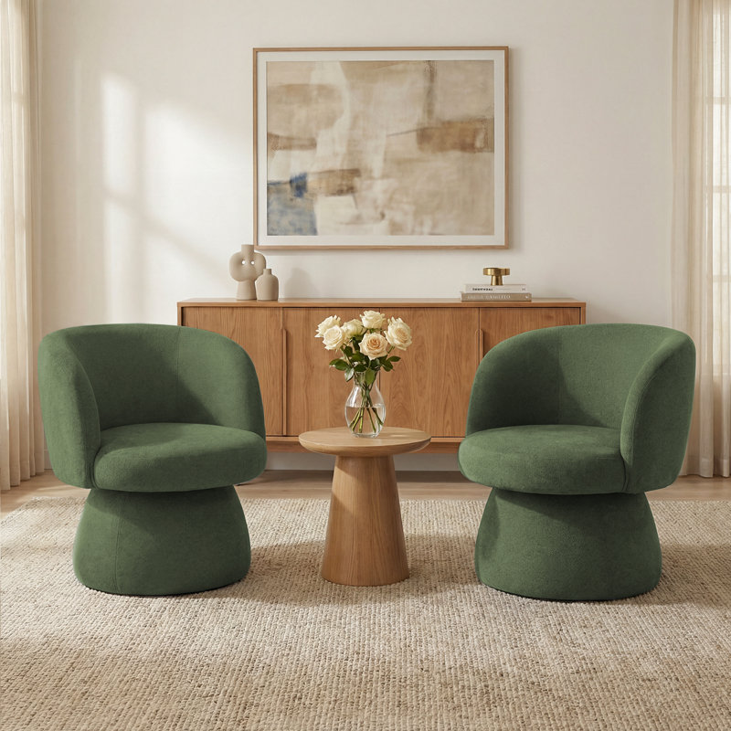 Ensemble de 2 chaises d'appoint 28 po, Vert