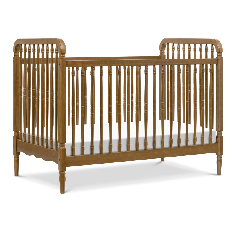 Liberty 3-in-1 Convertible Spindle Crib, Natural Walnut