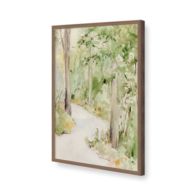 «Sunlit Country Path I» par Victoria Barnes, reproduction d'art
