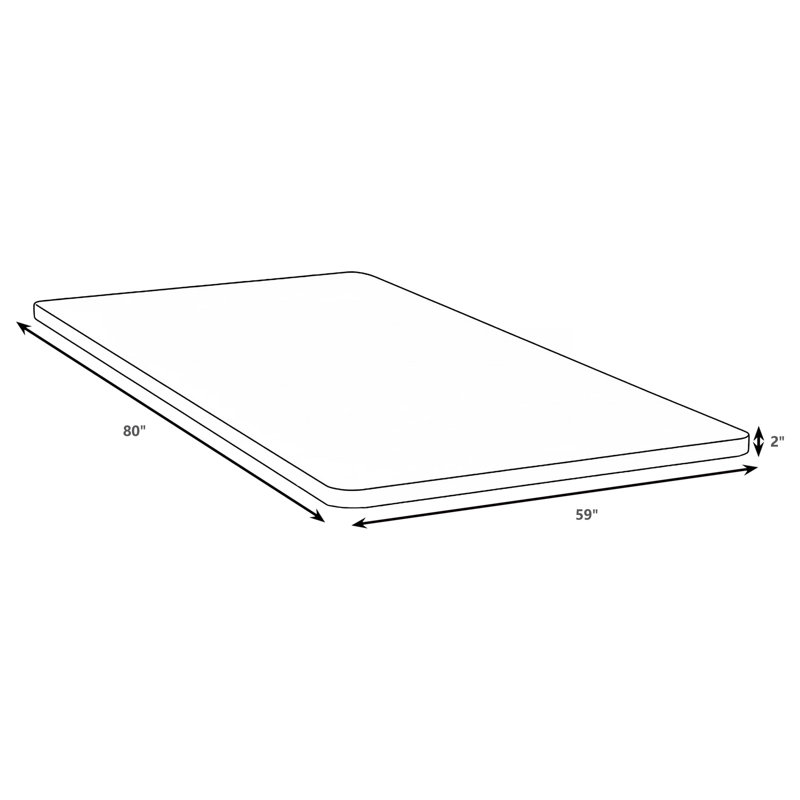 Wyatt Queen Bunkie Board Foundation, Queen