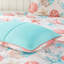 Literie Pebble Beach Coral - King, couette 7 pièces en coton