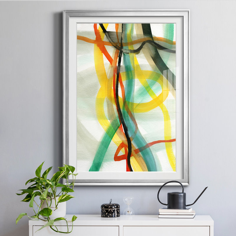 «Window Drama II» par Susan Jill - reproduction d'art sur papier encadrée, H 22,5 po x l 30,5 po x P 1,5 po