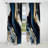 Abstract Geode Waves Blue V - Abstract Curtain - Blackout Abstract Curtain - 1 Panels-107537210