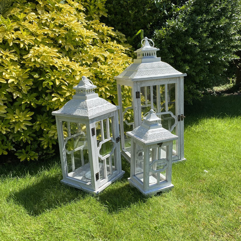 3 Piece Floor Lantern Set