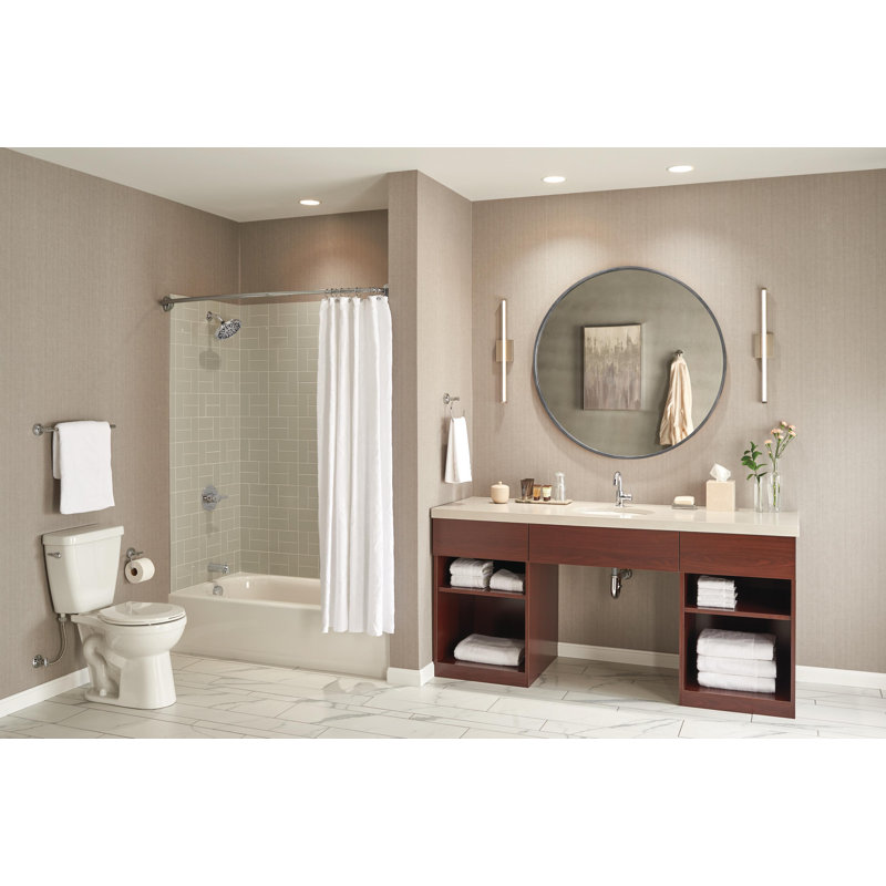 Precept Centerset Single-handle Bathroom Faucet with Drain Assembly, Chrome