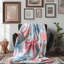 Floral Elegance - Couverture sherpa de qualité supérieure 1 pièce-100491397