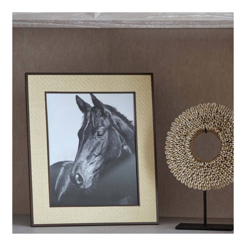 Picture Frame, Brown/Cream