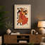 Dancing in Motion Art Deco - Wrapped Canvas-580561693-580561692