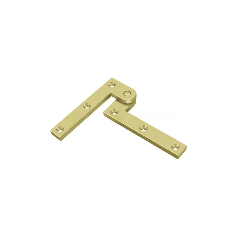 Hinge, Polished Brass