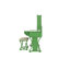 Meuble-lavabo moderne, teinte pomme, tabouret, panneau de particules, couleur pin rustique, 3 miroirs, pin,