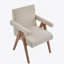 Poppy Fabric Dining Armchair-188928000