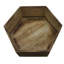 Ensemble de pots à fleurs hexagonaux 3 pièces Karyn-1631279752