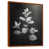Toile avec cadre flottant brun